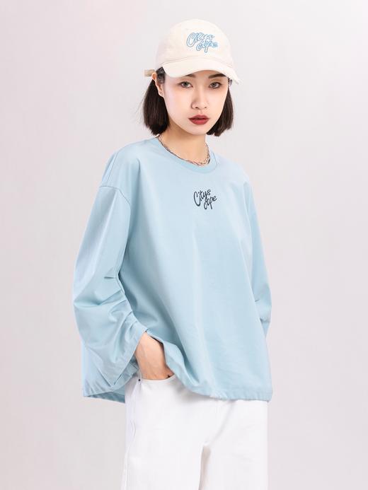 XIAOYU|捏褶弯袖卫衣241SY045 商品图1