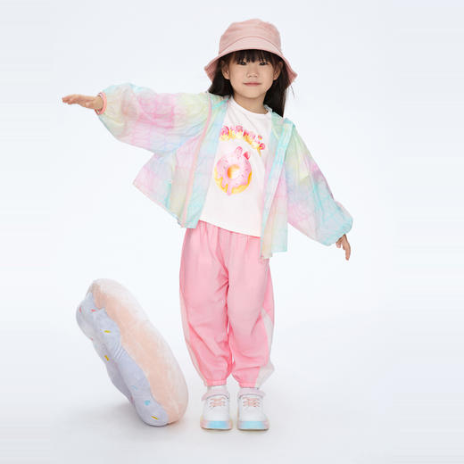 女童户外防晒衣防紫外线轻薄外套新款安奈儿童装实体店同款XG415543 商品图5