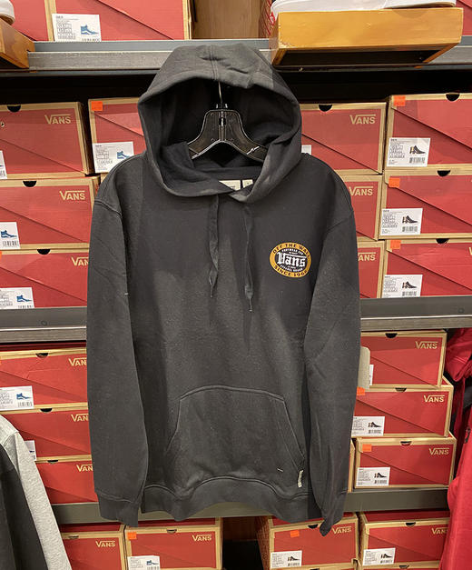 VANS 男士秋季新款连帽背后印花棉质舒适休闲长袖卫衣 商品图1