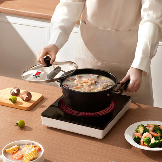 SANHO三禾0涂层铁锅，轻烟少油、越用越好用【G】 商品图3