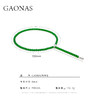 GAONAS  国风新潮时尚设计款绿珠项链10328XG 商品缩略图5