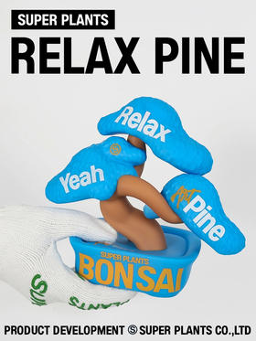 【青松·发财加薪】超级植物放轻松设计师手办创意潮玩限量桌面摆件