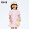 【实体店同款】女童纯棉印花短袖连衣裙裙子新款安奈儿童装XG413623 商品缩略图0