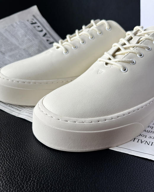 现货 THS 3.2-限时 小众品牌S&S  秀气清新素雅牛皮小白鞋 BZ1159 商品图4