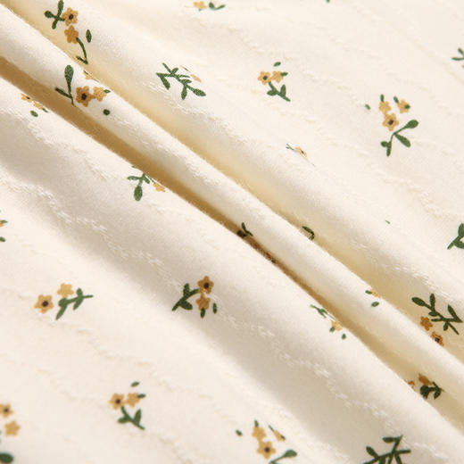 都市丽人生活家居春夏睡衣女针织提花家居服薄款短袖短裤女士针织套装LH41D9 商品图4