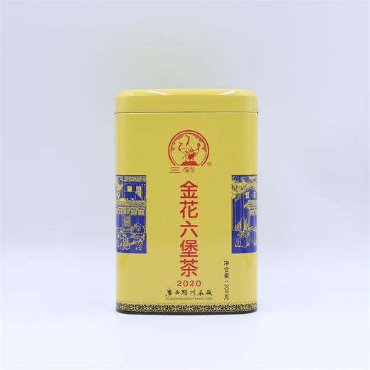 2020年三鹤六堡茶金花200g/罐 商品图0