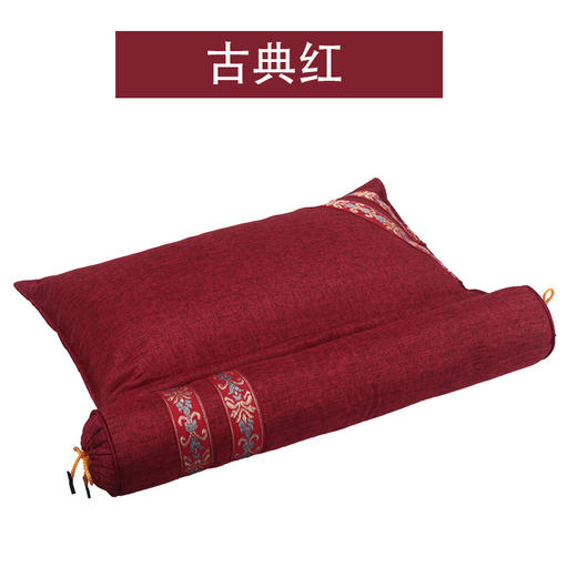 【骨科医师推荐】艾草热疗护颈枕 十二味草本填充 修复颈椎 牵引热敷拉伸按摩 助睡安眠 释放肩颈压力 保护颈椎 多功能保健枕 颈椎枕头 商品图6