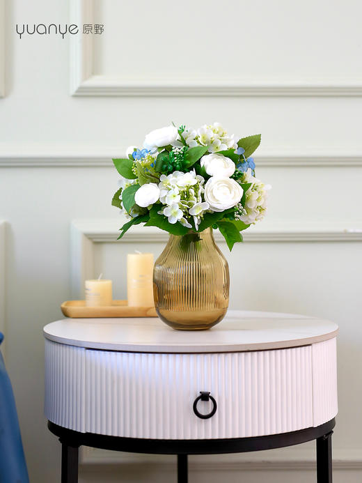 轻奢高端仿真花摆件酒店客厅花束假花摆设件绣球清新餐桌装饰花 商品图5