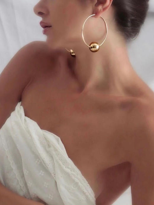 LDMO｜ORECCHINI BULLE Hoops 金珠耳环 商品图0