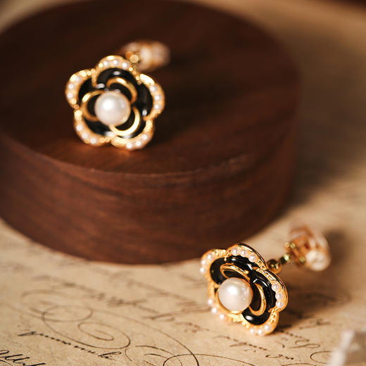  Manreya玛芮雅“可可小香”淡水珍珠耳夹无耳洞耳饰 商品图2