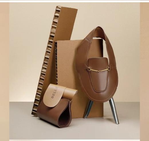 百丽2024春季新款鞋子真皮乐福鞋属实女鞋通勤跟单鞋 商品图1