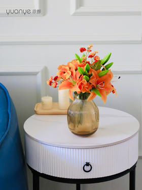 轻奢高端仿真花摆件酒店客厅花束假花摆设件绣球清新餐桌装饰花