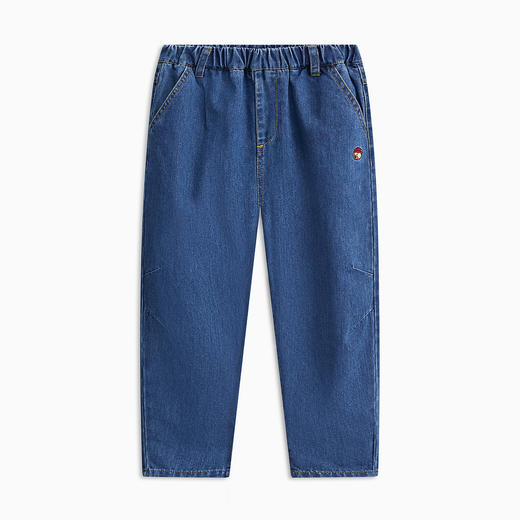 【秒3】【MQD】童装春秋新款男童牛仔裤复古拼接儿童休闲长裤子 商品图3