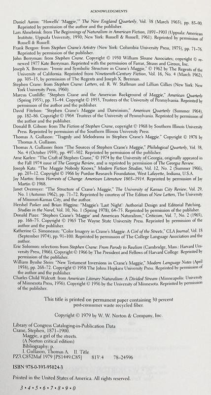 【中商原版】诺顿文学解读系列 街头女郎玛吉 英文原版 Maggie A Girl of the Streets STEPHEN CRANE 经典名著 商品图4