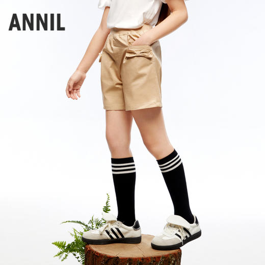 女童全腰梭织短裤夏季新款安奈儿童装EG426081 商品图1