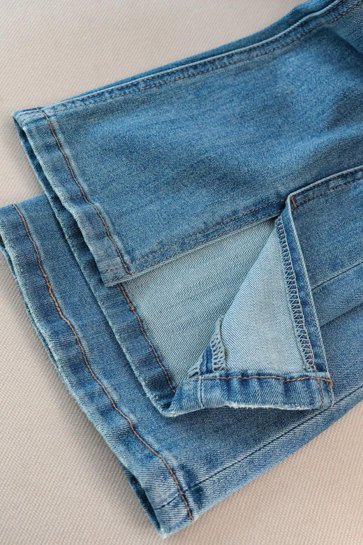 两粒扣高弹微喇超模裤 商品图10