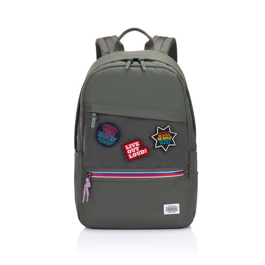 【美旅】GRAYSON系列个性DIY轻盈双肩包HV1*002 商品图0