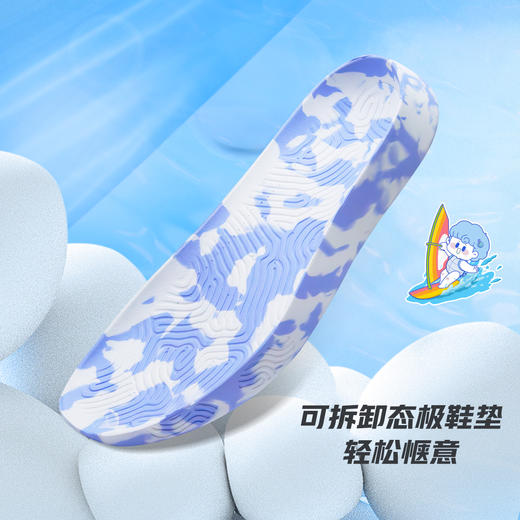 匹克态极洞洞鞋-巡游【小海龟丽莎联名拖鞋】男女款态极拖鞋休闲凉拖鞋潮流运动拖鞋ET41597L/ET41598L 商品图2