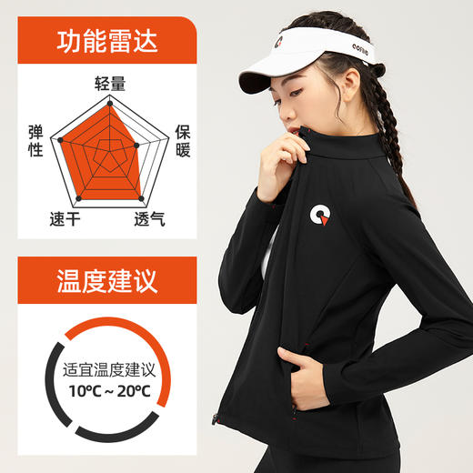 【价值319元|可积分兑换】果凡男女同款功能性运动夹克春秋款GJC23200/GJD22214 商品图3