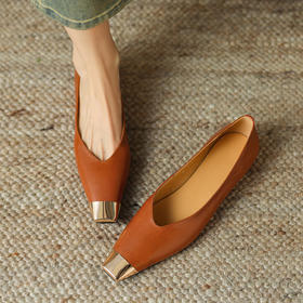 【预售5天】春秋季新款，小方头低跟鞋女单鞋浅口百搭鞋AMN&TX11-99