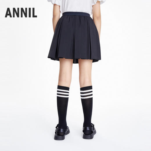 女童休闲运动学院风短裙夏季新款安奈儿童装EG423073 商品图2