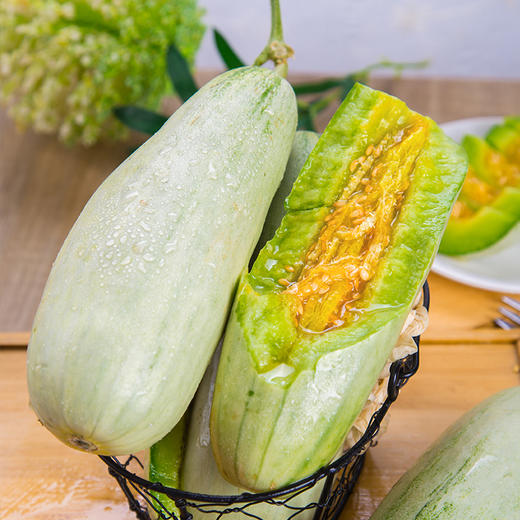 【羊角蜜甜瓜 】 甜瓜  2026年春季头茬 现摘现发 甜蜜多汁 个大饱满 商品图3