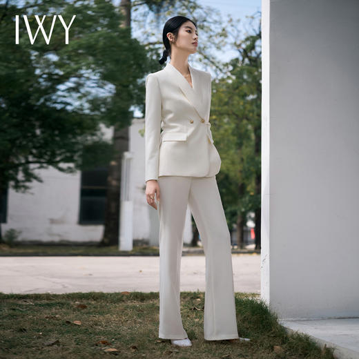 IWY/职业装气质女神范西装套装宽松高端西服外套女正装经理工作服C14219+P34219 商品图2