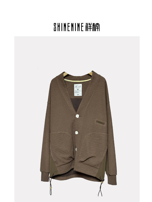 41256616纯色休闲开衫卫衣 商品图2