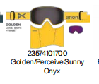 24/25BURTON雪镜LB M4S CYLINDRICAL GOLDEN/PRCV SUN ONYX