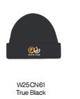 24/25BURTON帽子U LOGO KNIT BEANIETRUE BLACK 商品图0