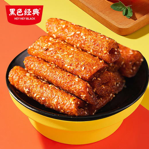 黑色经典平江辣条棒棒辣条110g/袋 味道纯正 一口一个 商品图3