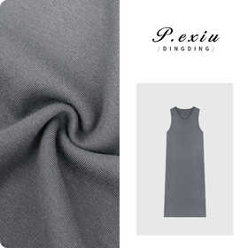 03-4潘依绣丁丁宠粉PanYiXiu/潘依绣极简风气质温柔U领无袖背心连衣裙 ZZ0505