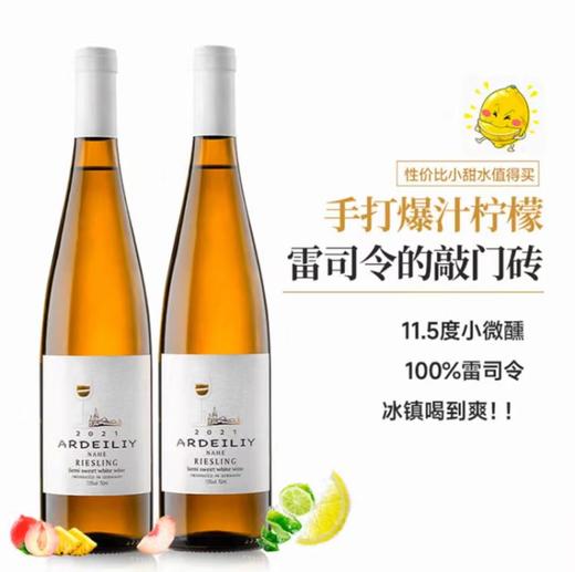 【Falstaff Weinguide专业杂志高分评价】安迪利雷司令半甜白葡萄酒 德国法定产区 11.5%vol 商品图1