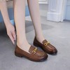 【复古英伦风乐福鞋】女款休闲牛皮鞋 圆头通勤单鞋 商品缩略图3