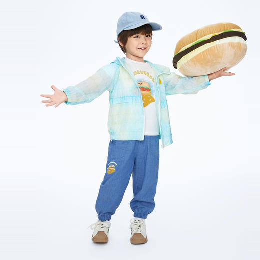 男童户外防晒衣防紫外线轻薄外套新款安奈儿童装实体店同款XB415533 商品图5