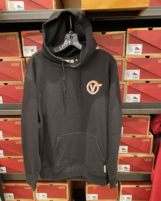 VANS 男士秋季新款连帽背后印花棉质舒适休闲长袖卫衣 商品图2