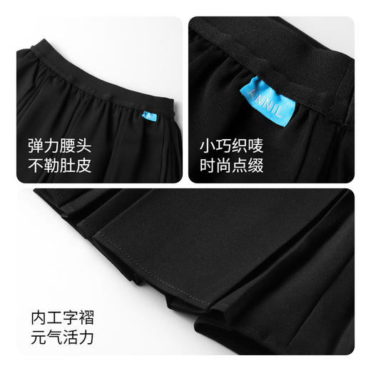 女童休闲运动学院风短裙夏季新款安奈儿童装EG423073 商品图4