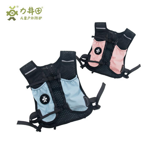 力丼田儿童户外背负系统  徒步跑步骑行登山蓝色双肩水袋包 防水防潮防沙耐磨 L2302E039CABE 商品图0