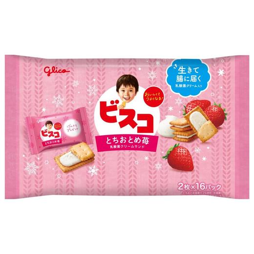 格力高草莓味夹心饼干 商品图0