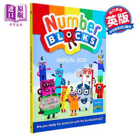 【中商原版】数字积木字母积木动画年鉴2020 Numberblocks Annual 2020 英文原版进口 儿童早教认知启蒙互动游戏学习 精品童书