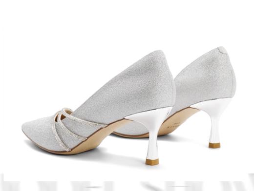 百丽婚鞋晚会细高跟鞋女鞋2024夏季新款鞋子浅口单鞋 商品图4