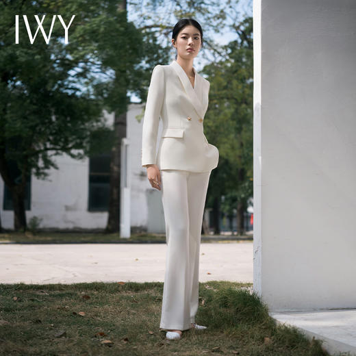 IWY/职业装气质女神范西装套装宽松高端西服外套女正装经理工作服C14219+P34219 商品图4