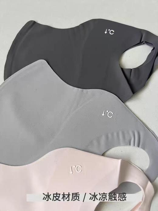 【无痕小凉皮】3D立体冰片防晒口罩 UPF50+可水洗  护眼角防紫外线 防晒凉感口罩 商品图3