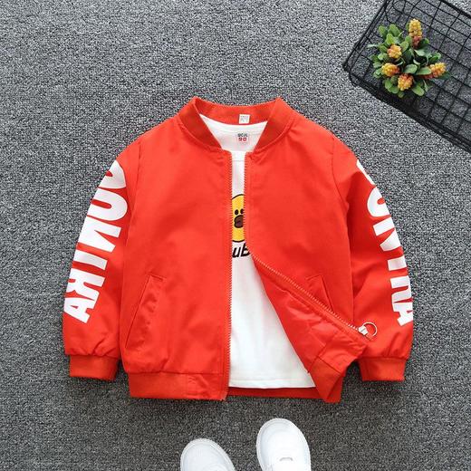 童装男中大童外套春装薄款2024新款儿童休闲洋气休闲上衣棒球服潮 商品图3