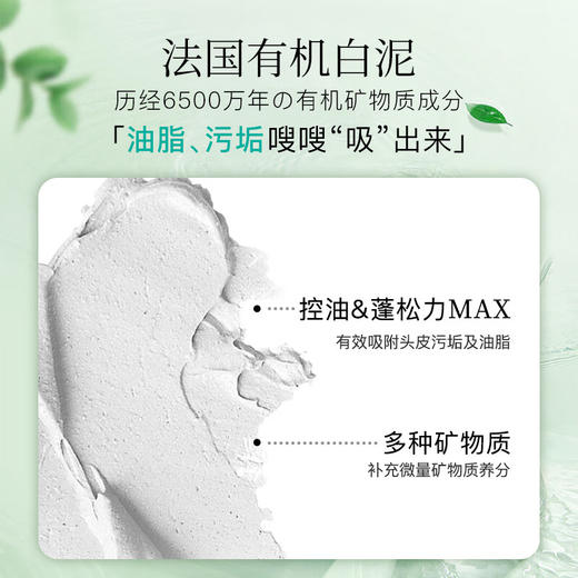 蓬派（CLAYNAL）洗发水控油止痒清爽薄荷洗头膏450ml   （1309） 商品图3