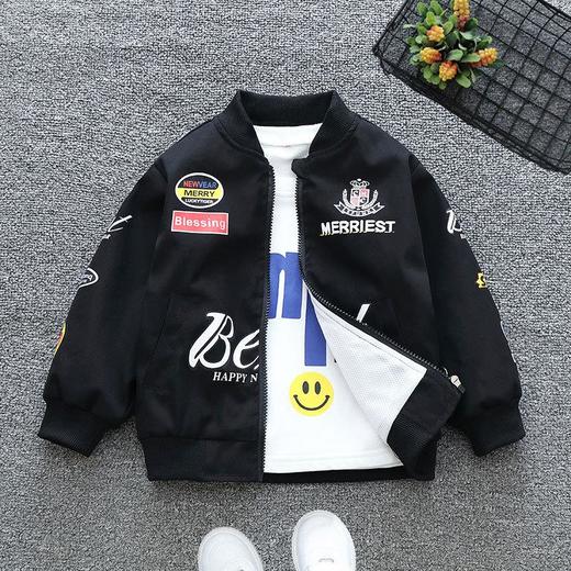 男童春秋外套2024新款儿童春季棒球服中大男孩帅气夹克韩休闲上衣 商品图2