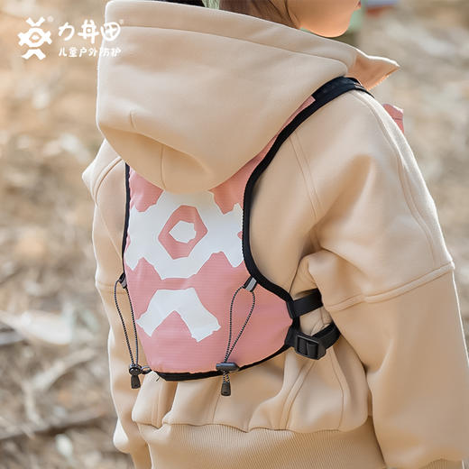 力丼田儿童户外背负系统  徒步跑步骑行登山蓝色双肩水袋包 防水防潮防沙耐磨 L2302E039CABE 商品图9