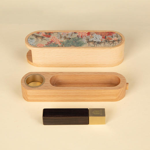 呦呦鹿鸣西泠印社&故宫联名便携印章闲章套装 商品图8