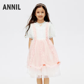 女童礼服新款夏甜美洛丽塔浪漫网纱公主蓬蓬裙子安奈儿童装EG423045