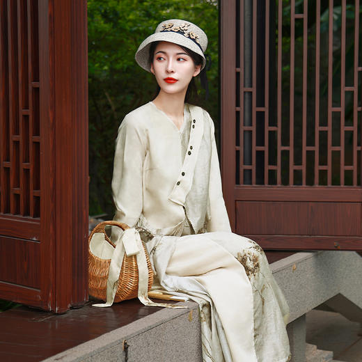 东方草木系列 | 尘染民族风连衣裙  | 现货加急发 商品图0